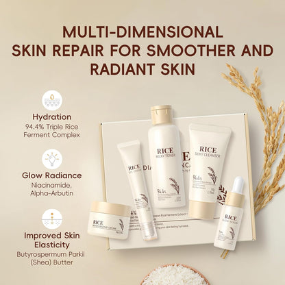 Skin Care Set, Korean Skin Care - Korean Beauty for Women - 5Pcs