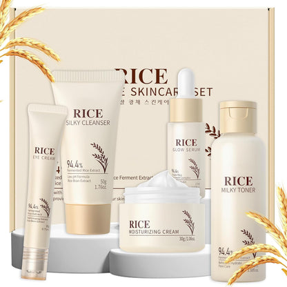Skin Care Set, Korean Skin Care - Korean Beauty for Women - 5Pcs